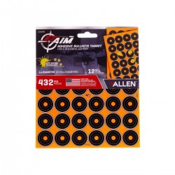 Allen EZ Aim Adhesive Bullseye Target - 432 Pieces
