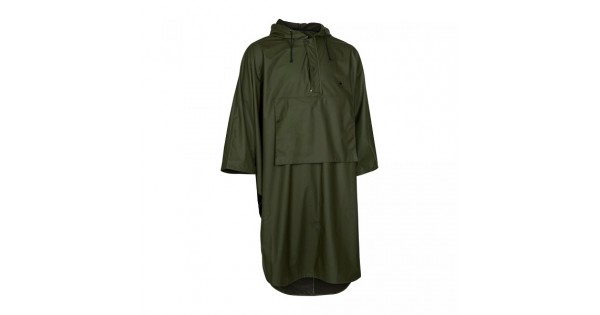 Deerhunter Hurricane Regen-Poncho – 100 % Wasserdicht Mit Fernglas-Tasche Für Die Jagd