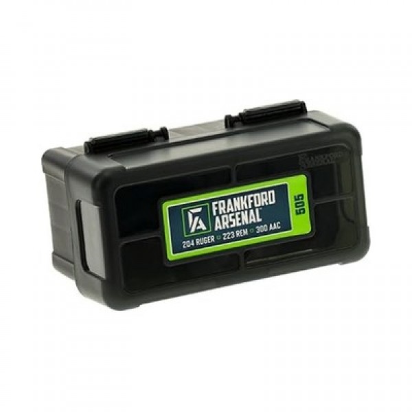 Frankford Arsenal 100 Round Ammunition Box - 204 Ruger, 223 REM, 300 AAC
