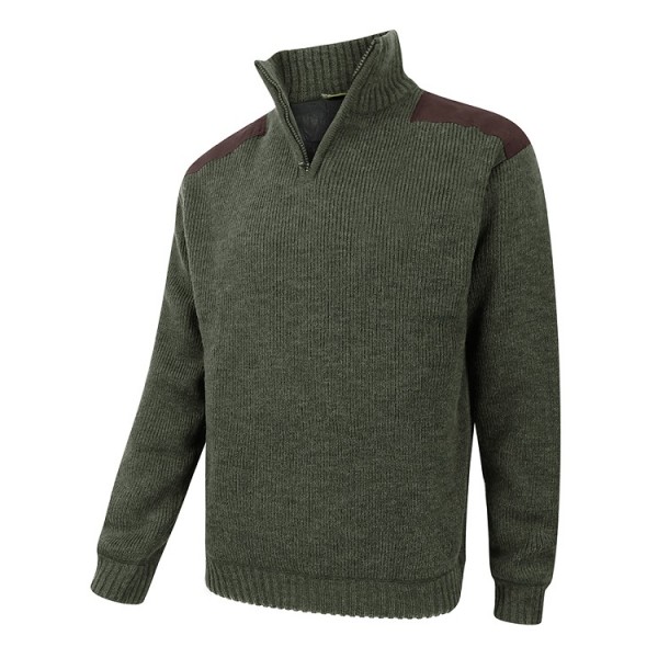 Hoggs of Fife Hebrides Zip-Neck Windproof Pullover